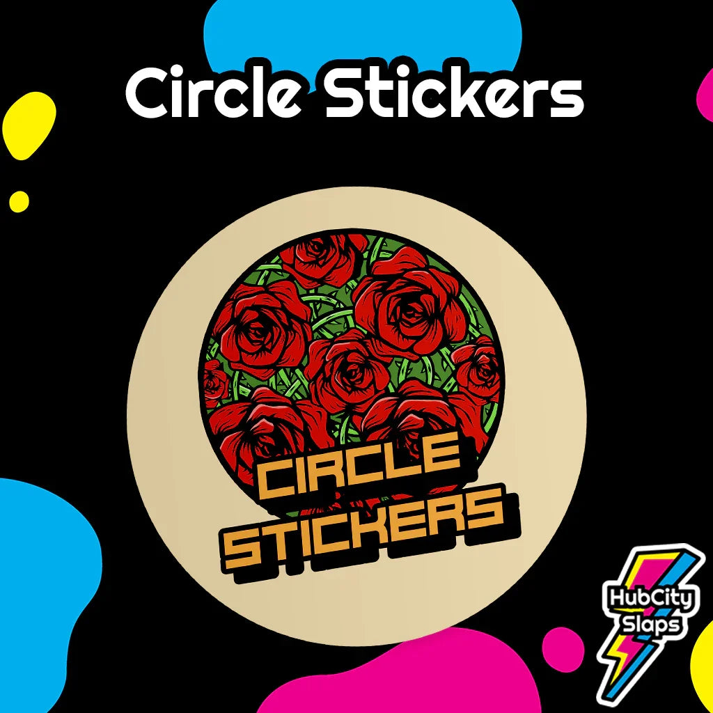 Custom Circle Stickers - HubCity Slaps
